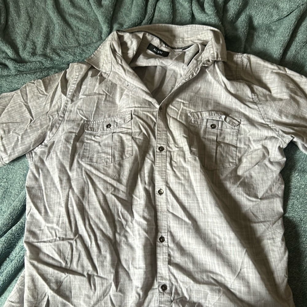 XXL Alfani Men’s White Button Up shirt